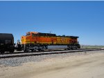 A BNSF AC4400 in the Mojave Desert